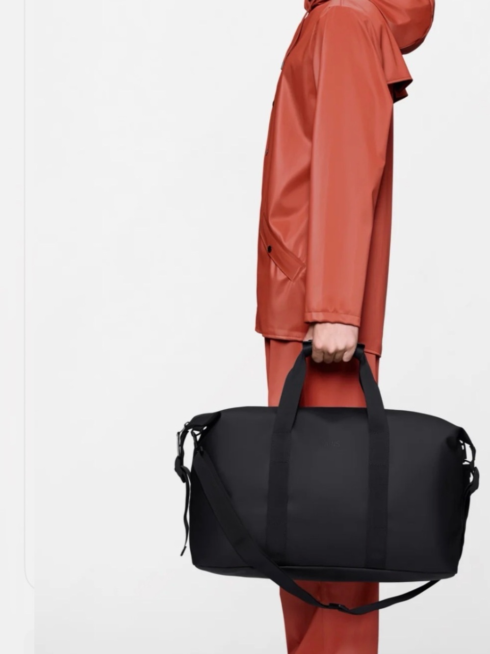 Rains Black Men’s Duffel Bag